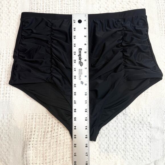 new 2XL Share Happy Moments With You ruched bikini swim bottom SW2 2949 - Picture 4 of 8